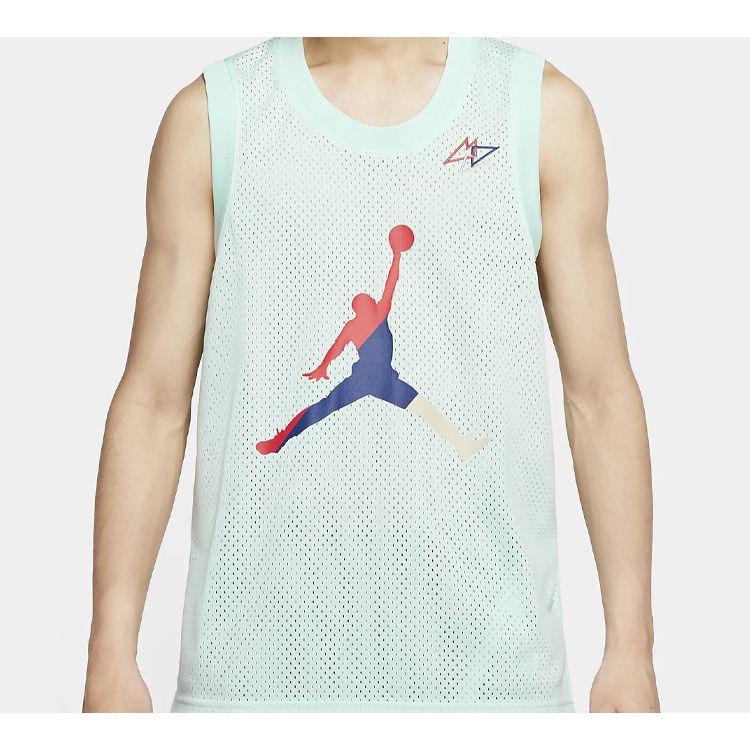 Jordan Sport DNA Mesh Breathable Jersey Men Tops Igloo-Blue CK9591-330