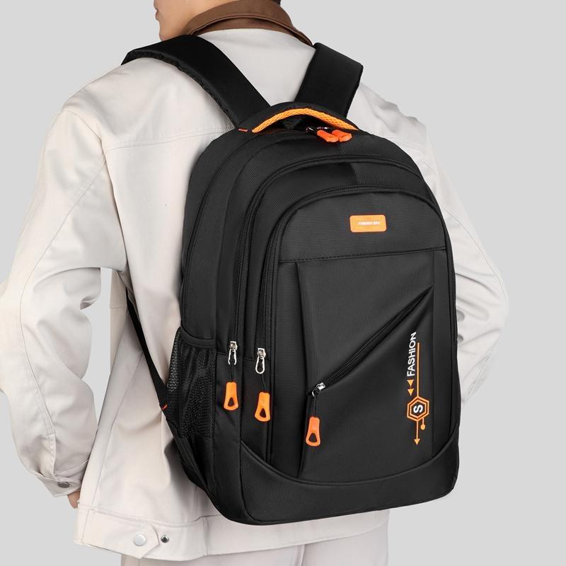 Unisex Rucksack, Trendiger Koreanischer Stil Rucksack mit Mehreren Fächern, Leicht Wasserdicht Großes Fassungsvermögen