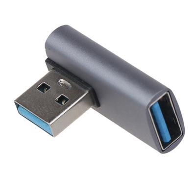 Right Angle USB To USB Adapter 90 Degree USB To USB 3.0 Converter Connector for Laptop 10Gbps Data Sync