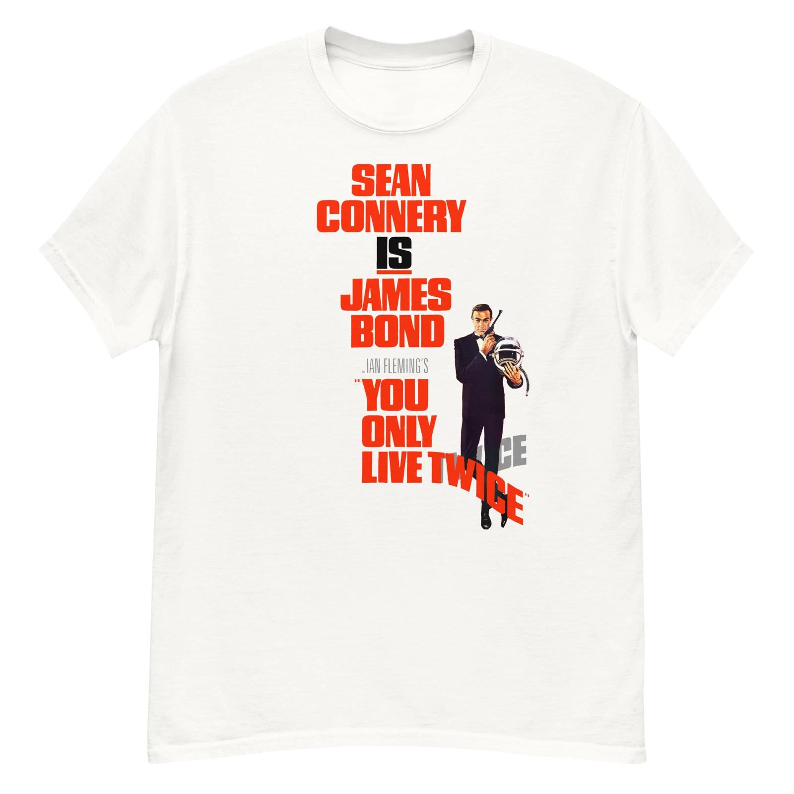 You Only Live Twice (1967) Sean Connery James Bond T-shirt Fan Gift L
