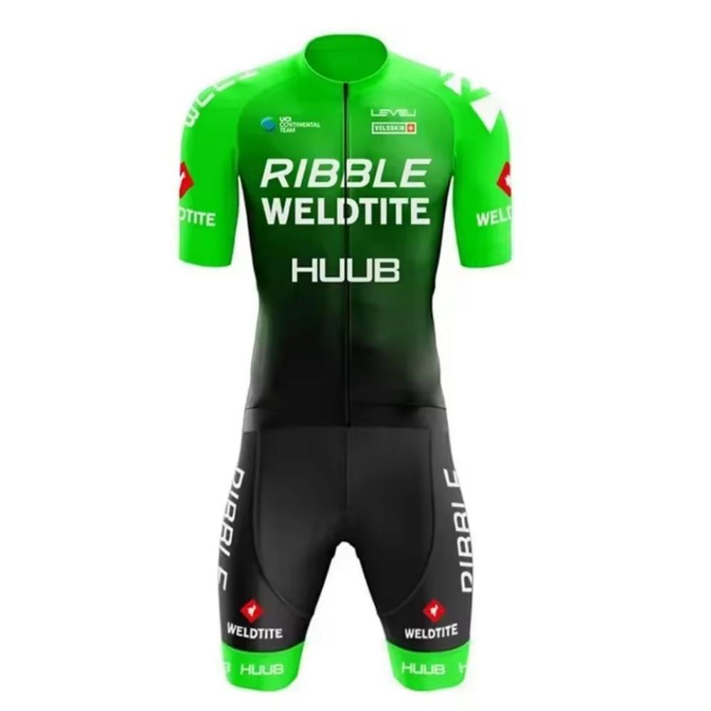 HUUB Summer Short-sleeved Triathlon Onesie Cycling Suit Triathlon Mountain Bike Racing Suit