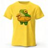 Frog Who Can't Swim Cotton Short Sleeves Shirt with Multiple Colors To Choose From Men's Oversized Breathable T-shirt