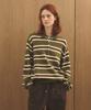 AAU Multi-Stripe Collar Knit_Olive