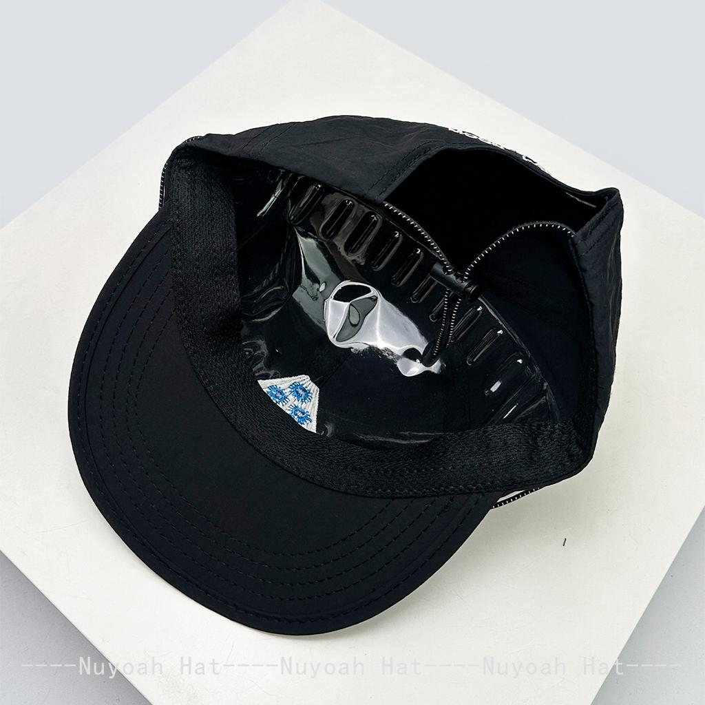 And Women Korean Style Quick-Dry Embroidered Letter Prints Baseball Caps Sun Protection Adjustable Drawstring All-Match Peaked Hats Ins Fashion