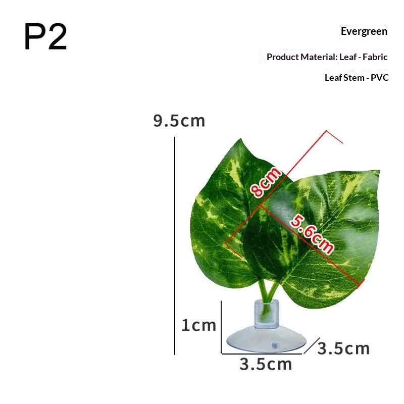 Aquarium Decor Pets Fish Artificial Leaf Hammock Simulating The Habitat For Betta Spawning Grounds Breeding Resting Bed Hide