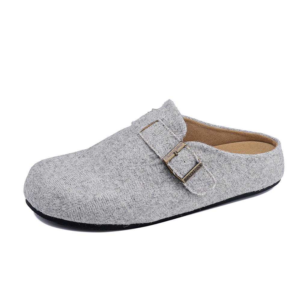 Summer new Baotou Boken Muller shoes women's 2025 new small thick sole inner height increase casual shoes versatile
