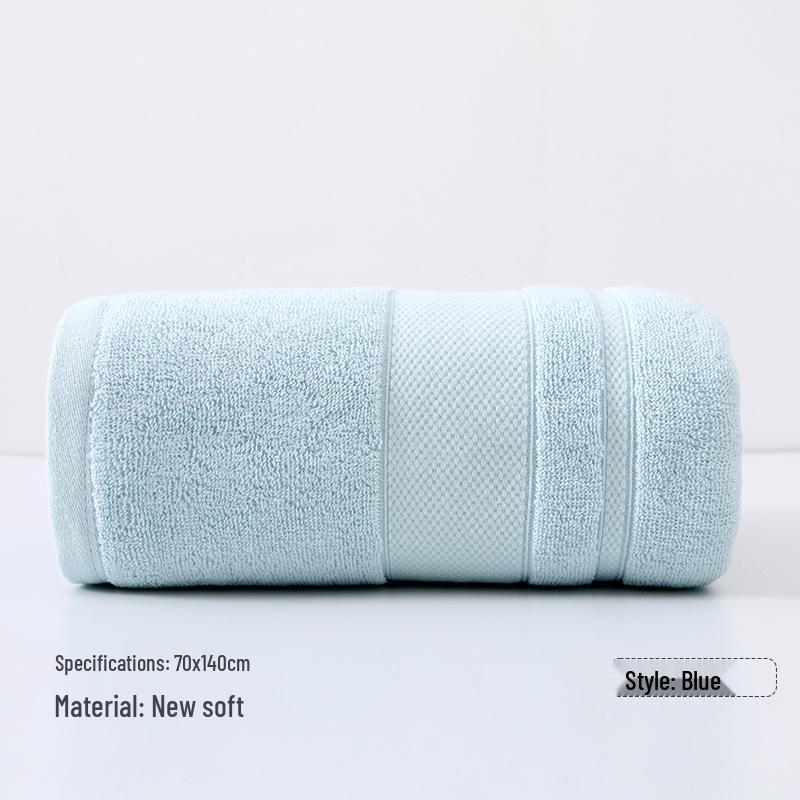 Individually Packaged Large Cotton Bath Towel - Absorbent, Quick-Drying, High-End Gift for Couples