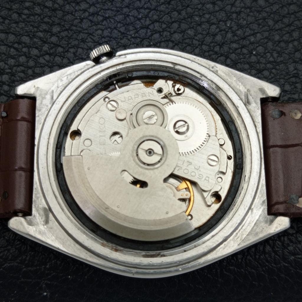 VINTAGE SEIKO 5 AUTOMATIC 7009A JAPAN MENS ORIGINAL DIAL WATCH a500514-2