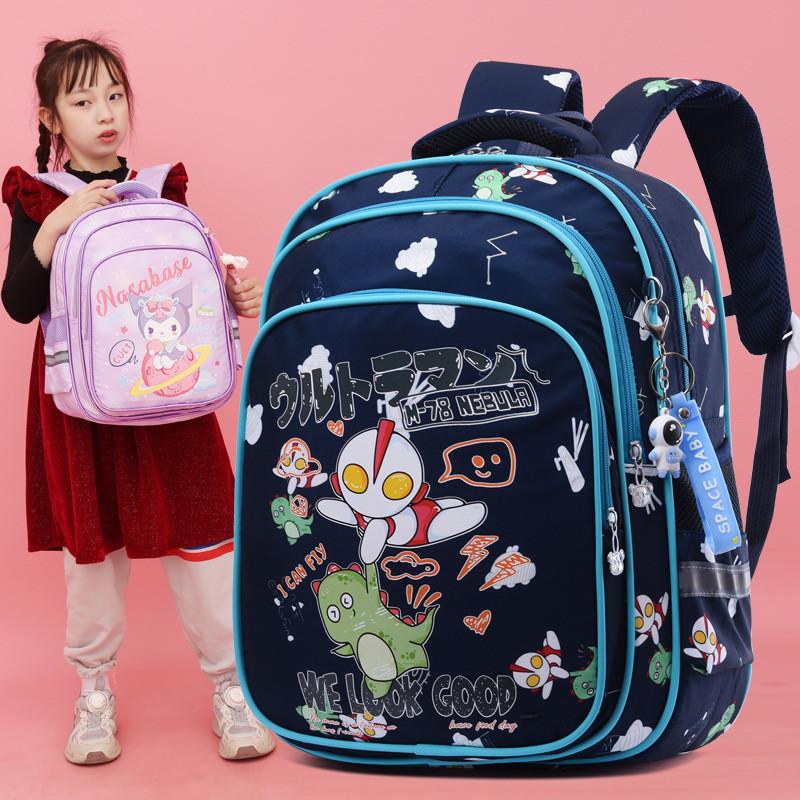 Adorable Cartoon Large Capacity Lightweight Oxford Cloth Backpack For Grades 1-4