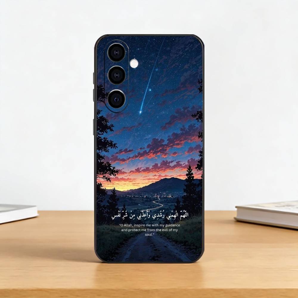 

Arabic Quran Q-Quotes Phone Case For Samsung Galaxy A73,A72,A71,A70,A53,A52,A51,Others Soft Black Cover Samsung a70