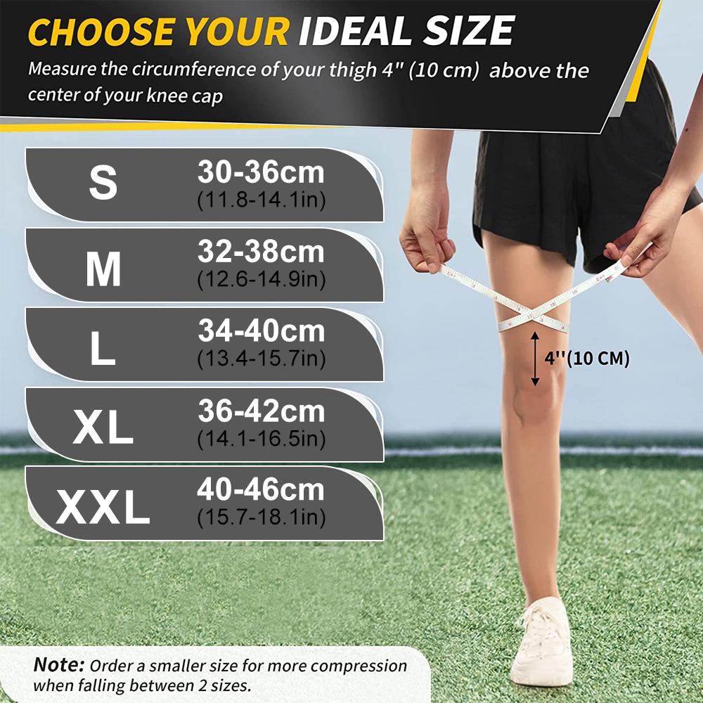 1Pc Compression Knee Braces - Support Sleeve For Running, Sports,Pain Relief From Meniscus Tear, Acl & Arthritis For Women & Men
