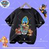Paw Patrol Summer Children's T-Shirt Short Sleeve Girls' Casual Shirt Boys' Sports Shirt with Number Print