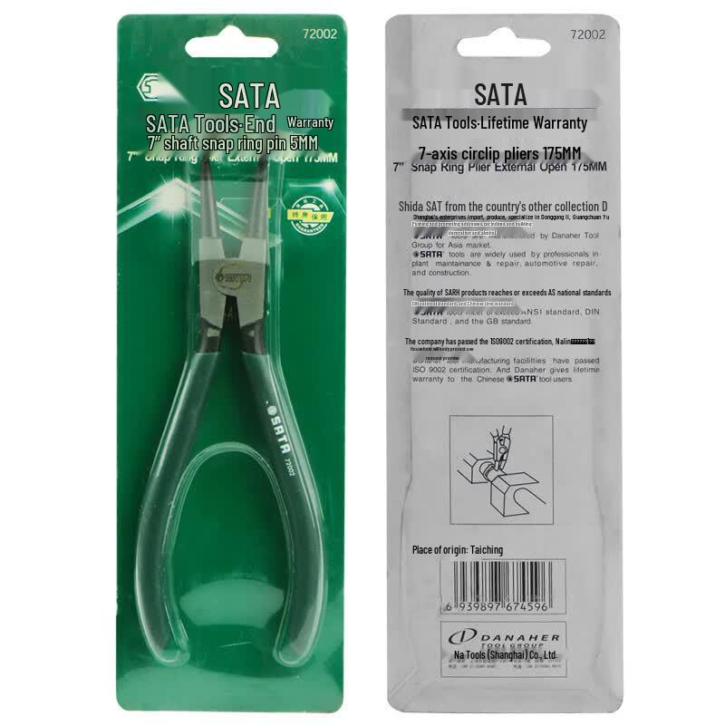 SATA 72002 Bent External Circlip Pliers