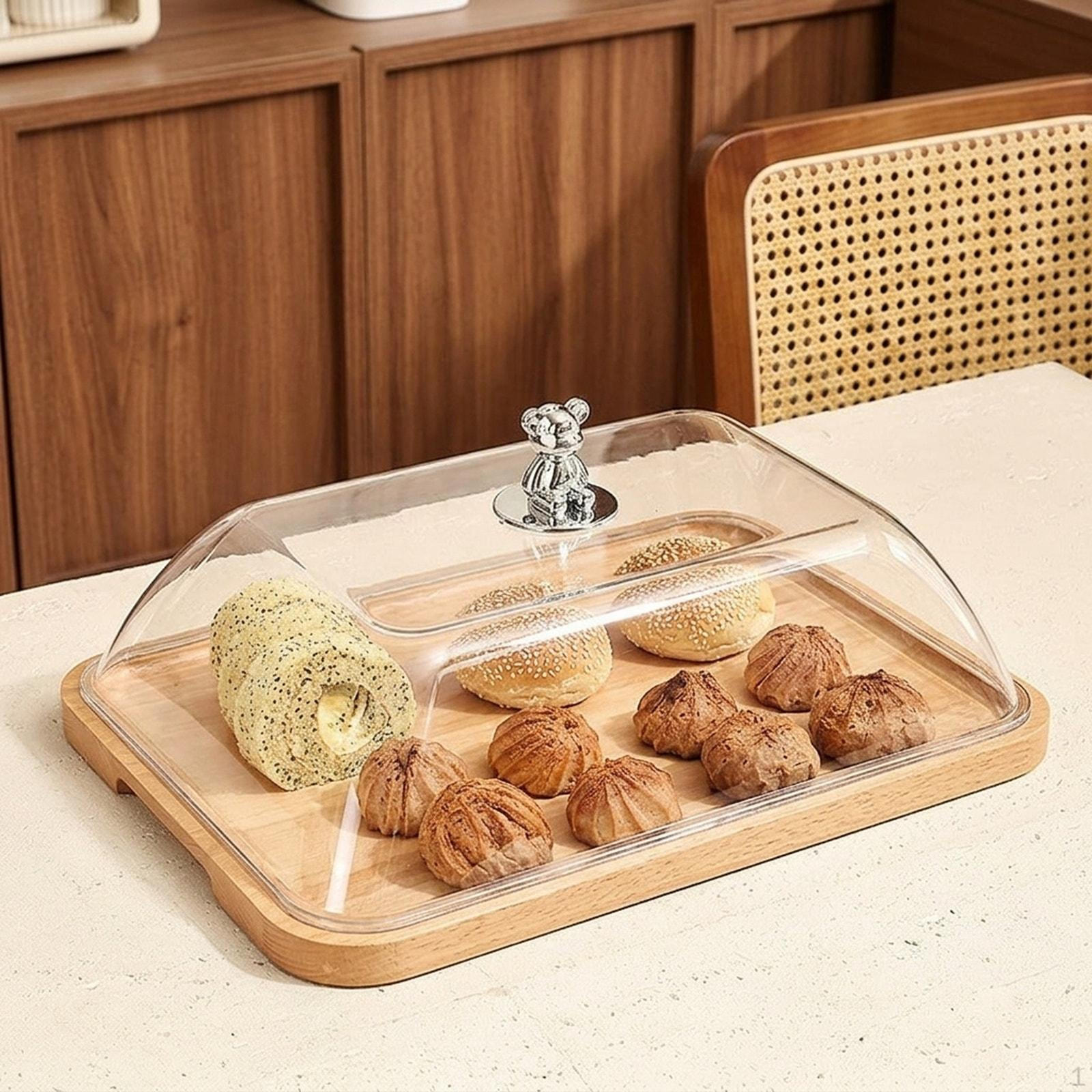

Bell-shaped Cake Dome, Sturdy And Practical, Multifunctional, Ideal for Presenting Pastries S