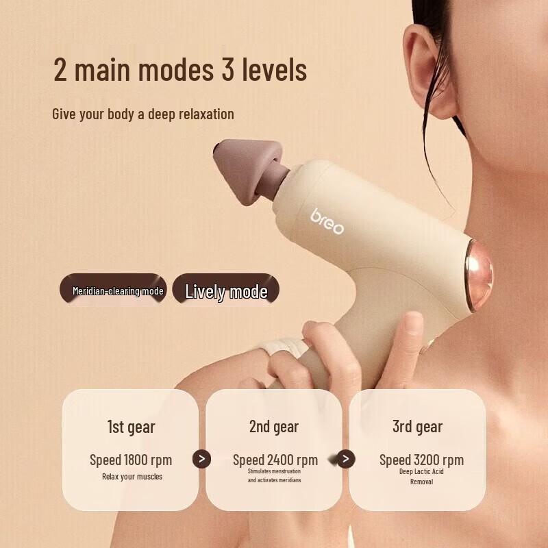 Breo Fascia Gun Massager CN plug (adapter included)