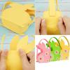 Colorful Rabbit Egg Basket Cartoon Candy Gift Bag Practical Easter Felt Basket  Children Gifts