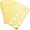 200 Stück Goldene Silberne Runde Zahnrad Aufkleber Selbstklebend 45mm Größe Präge Stempel Requisite Geschenkverpackung Umschlag Karten Dekoration ZYF