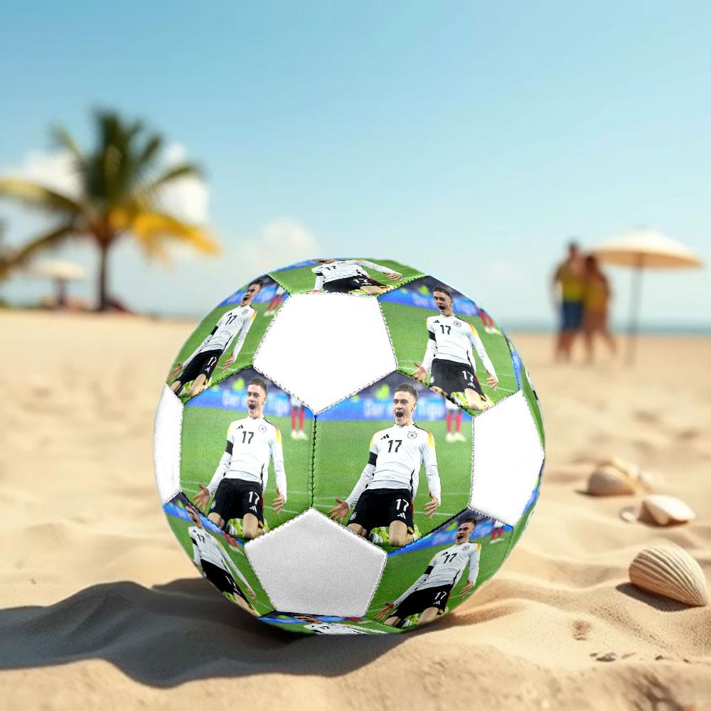 Florian Wirtz size5 Soccer Ball, colorful, suitable for all ages, machine-stitched, PVC material, competition grade,durable and high bounce