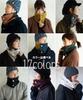 Nakota Wool Twill Neck Warmer for Men and Cold Weather Size Charcoal Women, Button-Up, Protection, Autumn/Winter, Motorcycle, Large, Detachable, Thin,