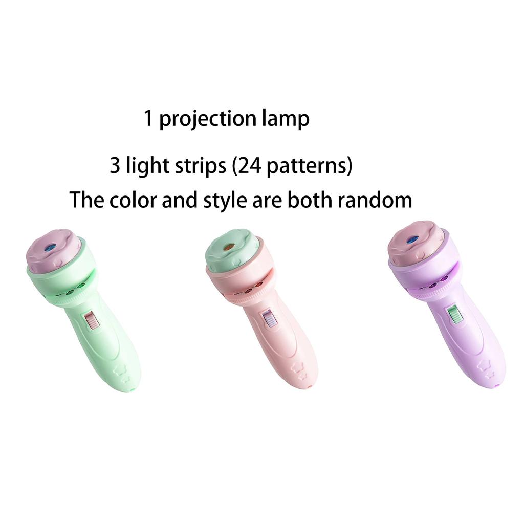 Kinder-Projektions-Taschenlampe leuchtendes kleines Spielzeug Früherziehung Bilderkennung Schieber Handprojektor
