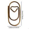 100 Pieces Paper Clips Notes Classified Metal Multifunction Vintage Style Paperclips Office