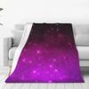 Galaxy Sky Print Flannel Blankets Quality Super Soft Colorful Milky Way Bedding Throws Travel Office Couch Bed Novelty Bedspread