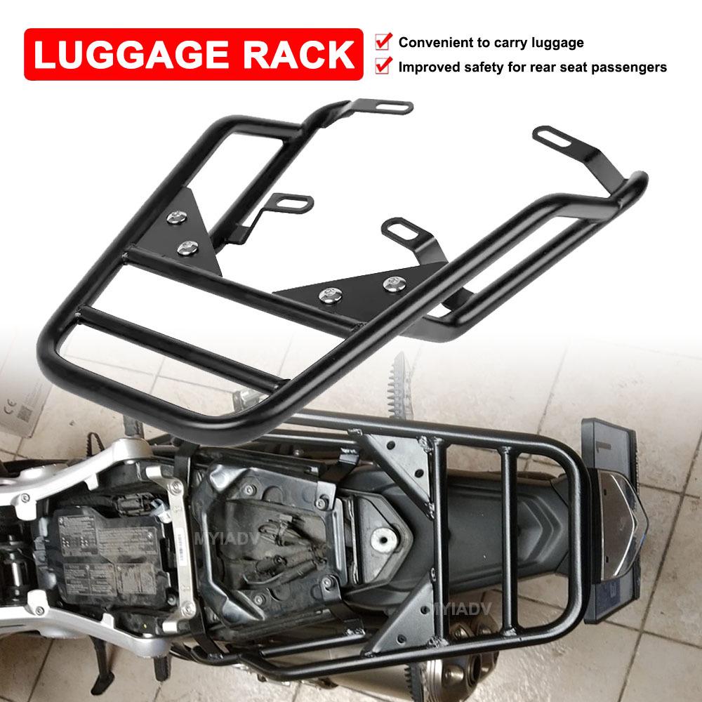 BMW R nineT Rear Luggage Rack: Modified Grab Handle, Extended & Thickened Tail Rack for Tail Box/Bag.