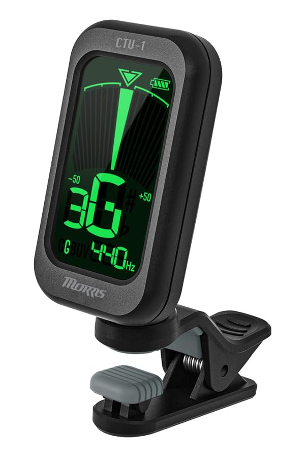 MORRIS USB Rechargeable Guitar Tuner CTU-1 Clip-On