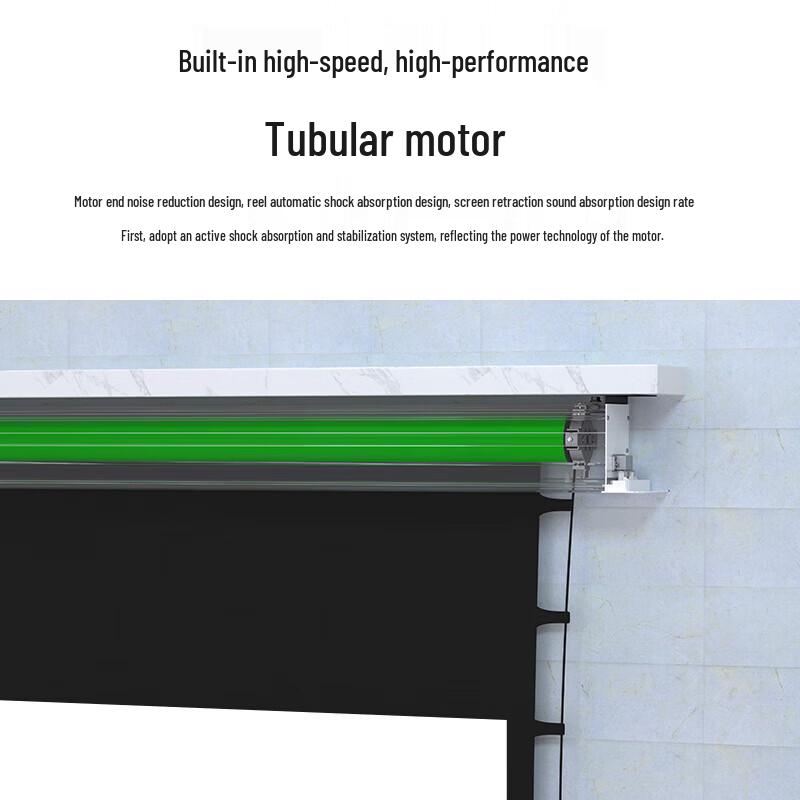 IN&VI 100-Inch Electric Ceiling Recessed Projector Screen