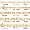 2-5 Yards Aluminiumkette Gold Silber Farbe Verdrehte Gliederketten Für Schmuckherstellung DIY Armband Halskette Kleidung Taschen Zubehör