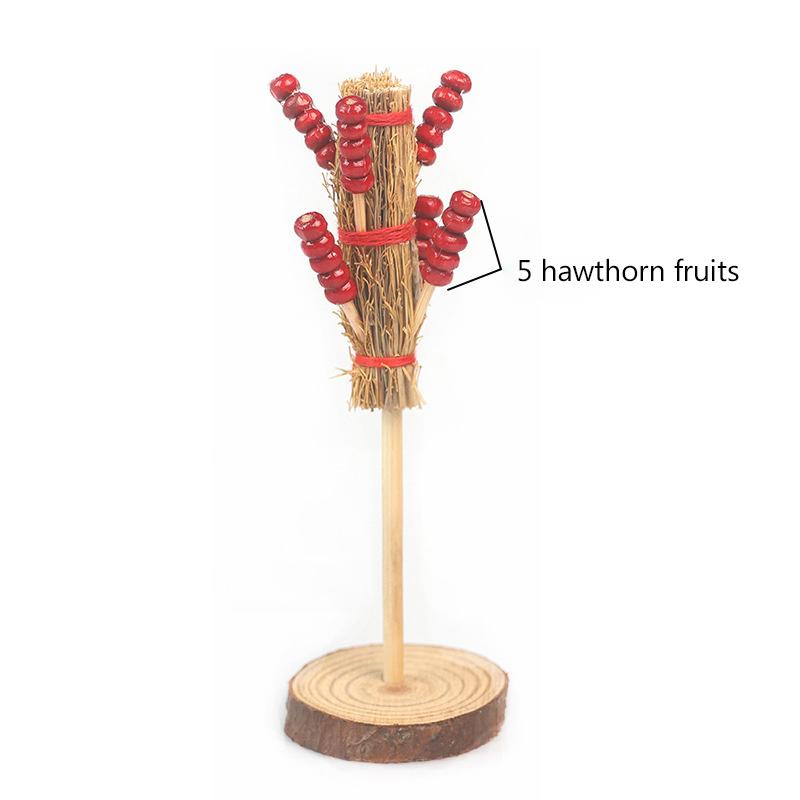 

1 набор мини-закусок китайского происхождения, засахаренные боярышники, модель ролевых игр, еда, весенний фестиваль, реквизит для вечеринок, детские кухонные принадлежности as the picture