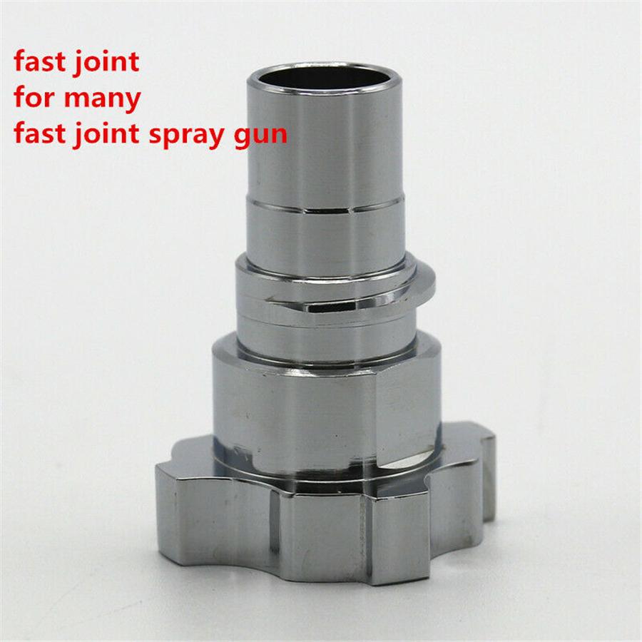 

Copper Spray Gun Connector For Spray Gun Cup Fast Joint Convertor Adapter Tool