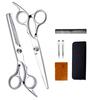Professional Barber Hair Cutting Scissors Kit with Thinning Shears Stainless Steel Hairdressing Styling Tools for Hairstylists