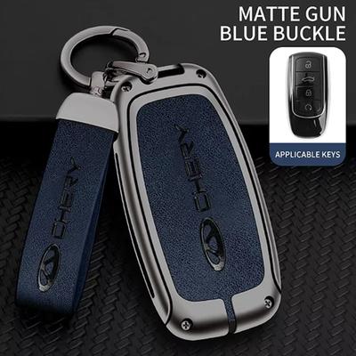 Zinc Alloy Car Key Case Cover for Chery Tiggo 8Pro 7Plus Arrizo 8 5GT Omenda Remote Keychain Keyless Interior Accessories