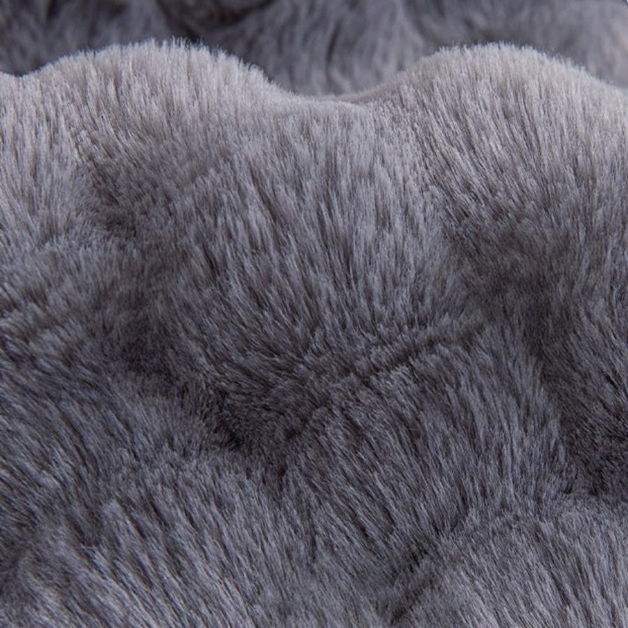 Thicken Plush Stripe Immitation Rabbit Fur Non-Slip Sofa Cover, For Winter Living Room Couch Seat Decor Slipcover Sofa Towel