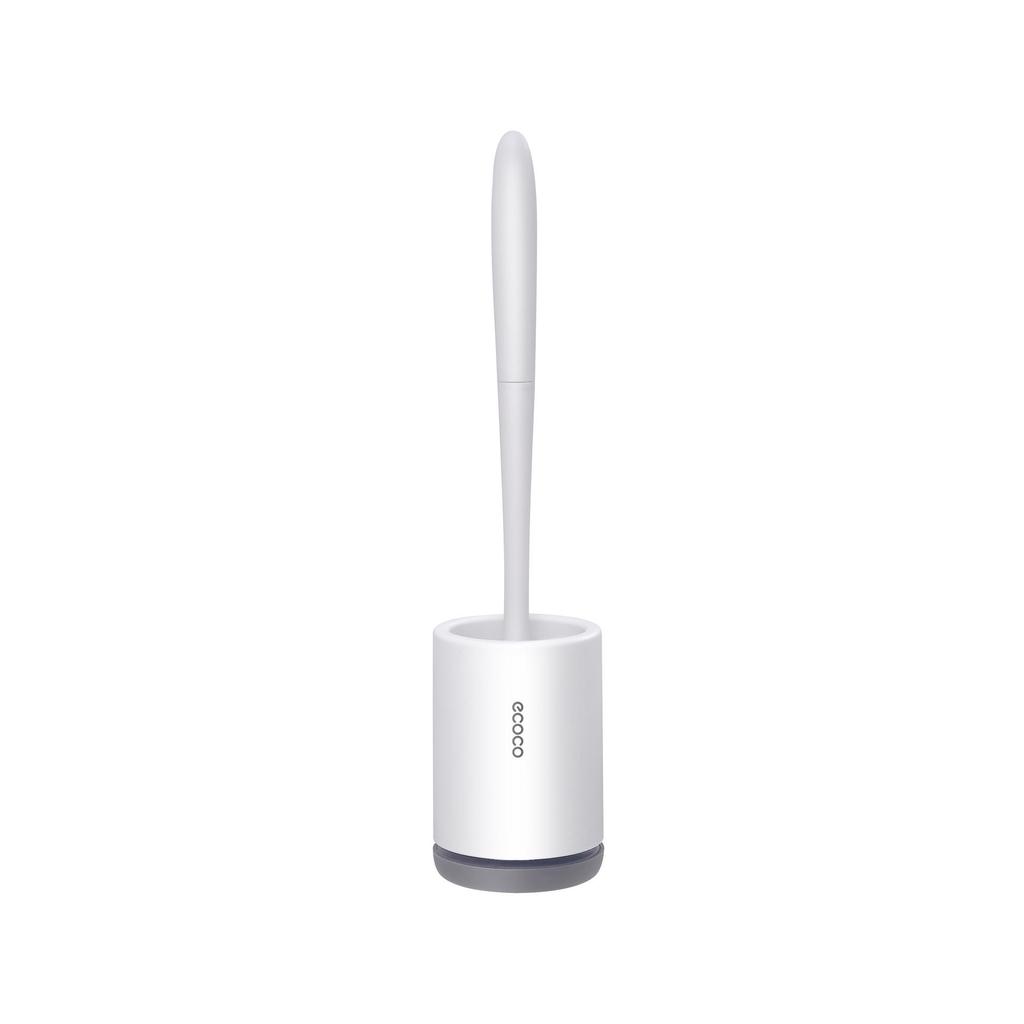 Wall-Mounted Soft Bristle Toilet Brush with Long Handle for Easy Bathroom Floor Cleaning