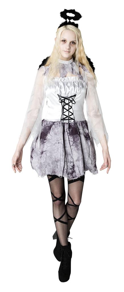 Party City Ghost Cosplay Ghost Angel Gray Women's