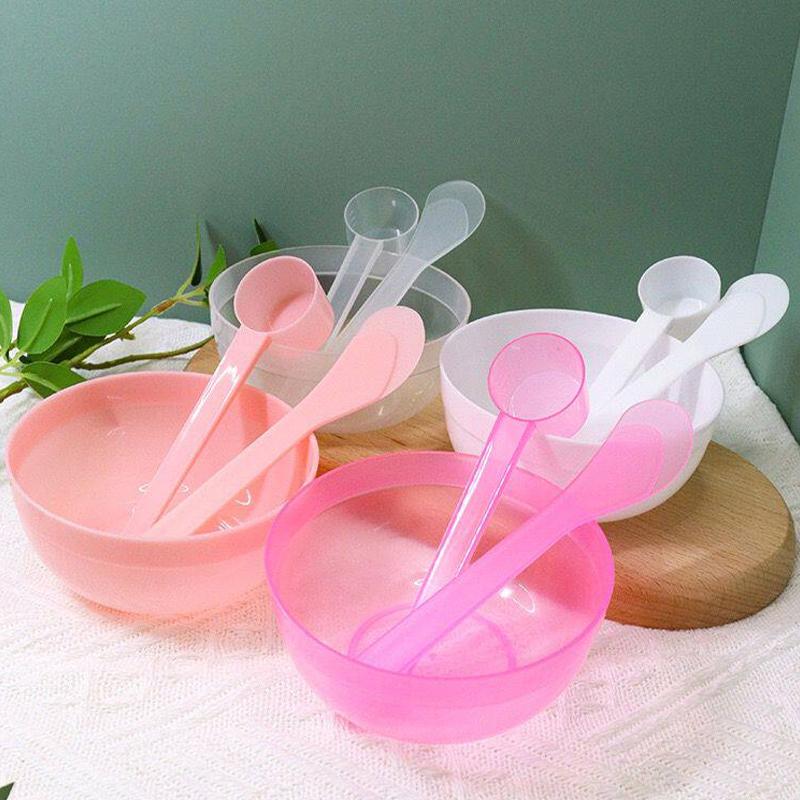 Mask Bowls Set Face Mixing Facial Masks Applicator Stirring Maker Measuring Tool Makeup Rubber Facials Bowl Tools