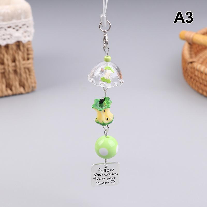Cute Wind Chime Pendant Keyring Phone Lanyard Decorative Accessories Home Decorations Bag Camera Keychain Wind Chime Pendant