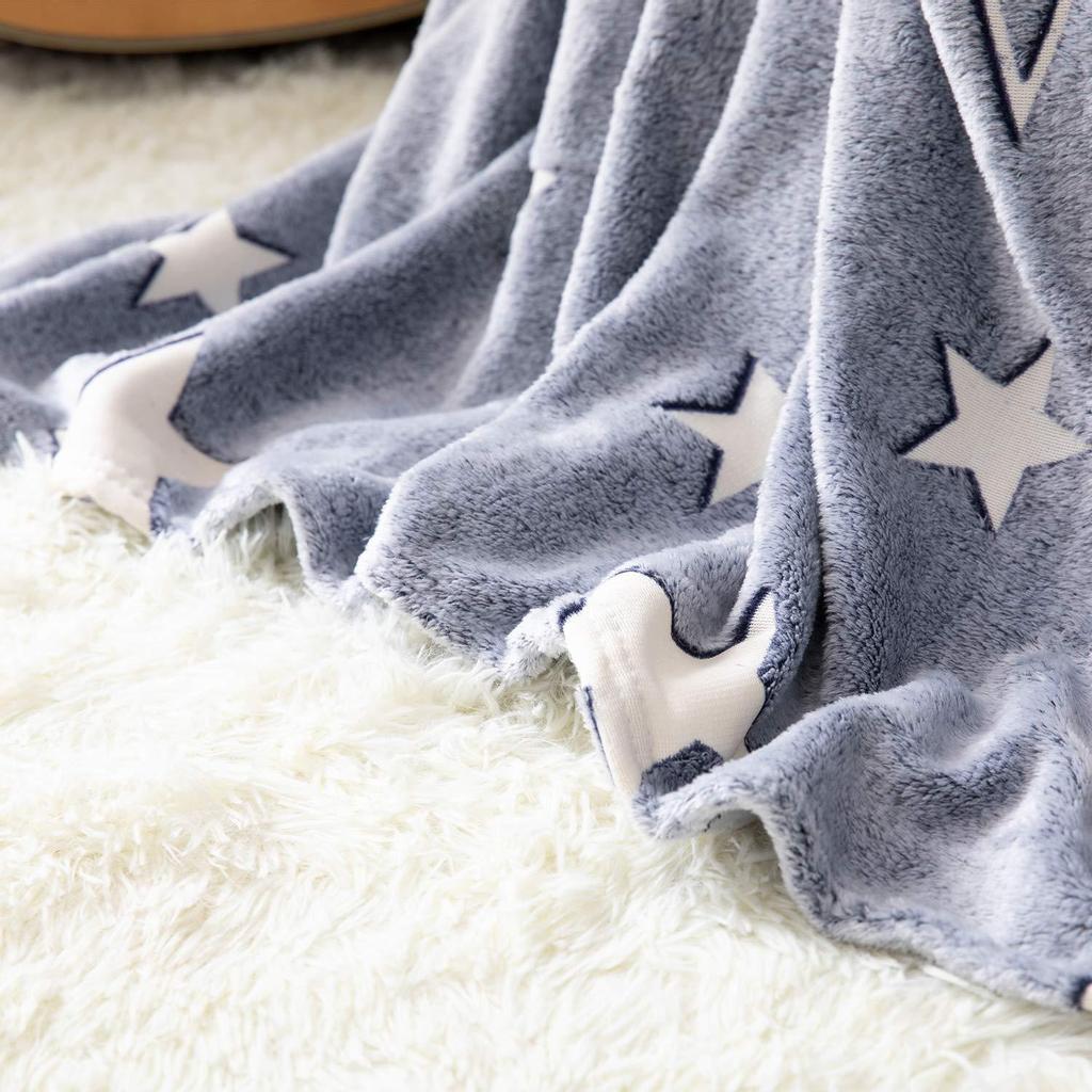 Flannel Blanket Luminous Blanket Children's Blanket Napping Blanket Coral Fleece Air Conditioning Blanket