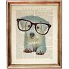 Vintage Funny Animals In Newspaper Art Poster Canvas Painting Puppy Pet Cat Horse Wall Art Pictures Gift Home Decor