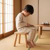 Pinyunxuan Wooden Stool, Small Stool Made of Solid Rubberwood, Suitable for Adults and Children, Fashionable Colors, Very Suitable for Bedrooms, Bathr
