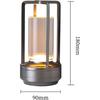 Cordless LED Touch Desk Lamp,2600mAh Battery Powered Crystal Lantern Lamp,3-Colour Dimmable Bedside Lamp,Small Desk Lamp for Restaurant Bedroom Bar