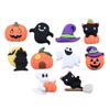 10pcs Cartoon Ghost Pumpkin Collection Flat Back Resin Halloween Party Decor DIY Scrapbooking Craft Decoration Accessories