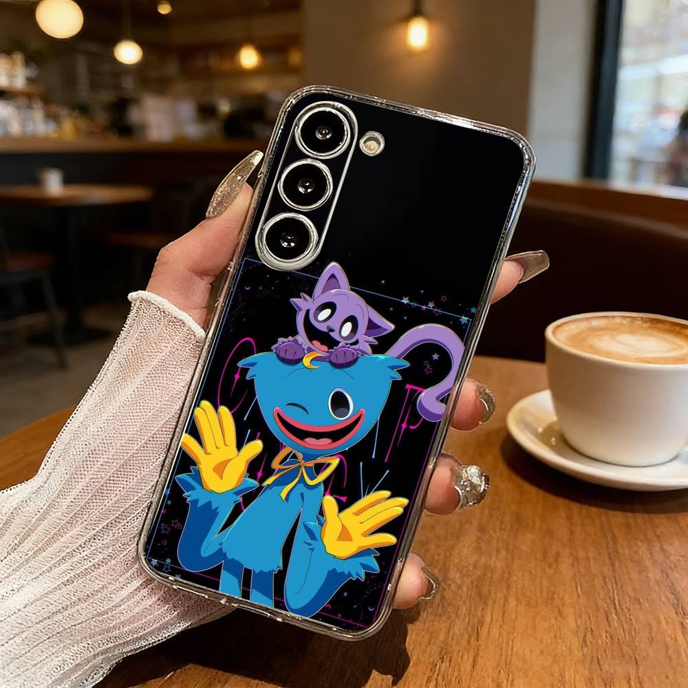 Game H-huggy W-Wuggy Phone Case For Samsung S25,S24,S21,S22,S23,S30,Ultra,S20,Plus,Fe,Lite Transparent Cover