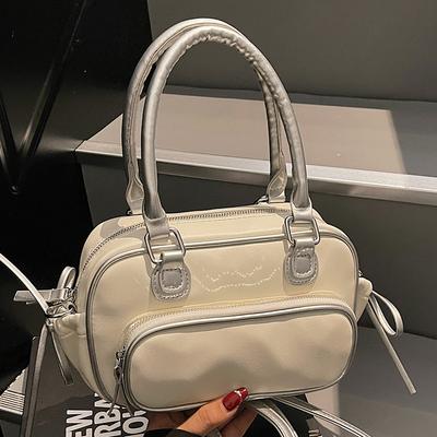 New Messenger Bag Women's 2025 New Portable Small Square Bag Trendy Fashion Backpack Simple Shoulder Bag