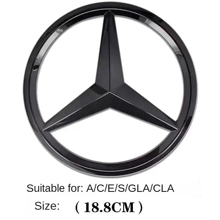 1 Stück ABS Auto Frontgrill Emblem Aufkleber Abdeckung Emblem für Mercedes Benz W204 W205 W210 W211 W212 W213 C E Klasse GLA GLK ML GLC GLE