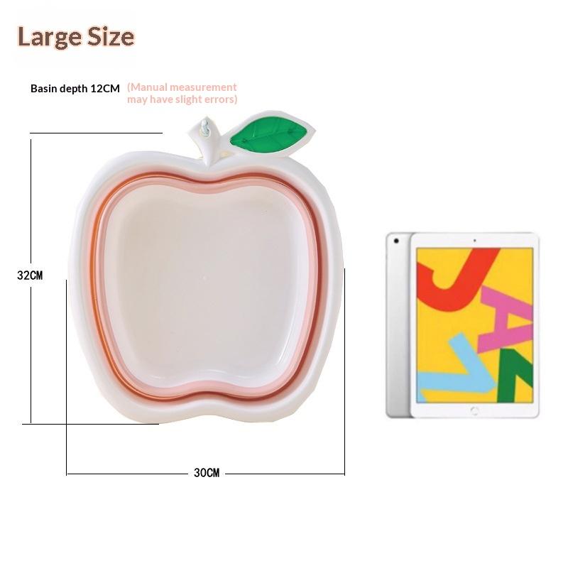 Voyage Grand Lavabo Lavabo Pliant Bassin de Compression Portable Ménager Pour Dortoir d'Étudiants Accessoires de Salle de Bain