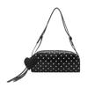 Verstellbare Träger Polka Dot Umhängetasche PU-Leder Crossbody-Tasche INS Tragetasche Dating