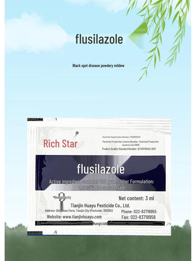 Fluconazol Pestizid & Fungizid zur Gurkenkrankheitsbekämpfung, 3 ml